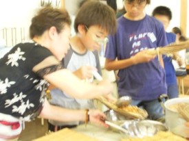 大屋納豆づくり